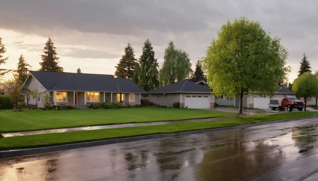 Neighborhood of bungalows and ranch homes in the Andover area